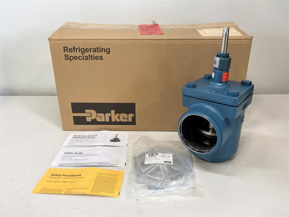 Parker Refrigeration 4" Weld-Neck Hand Shut-Off Angle Valve 107189